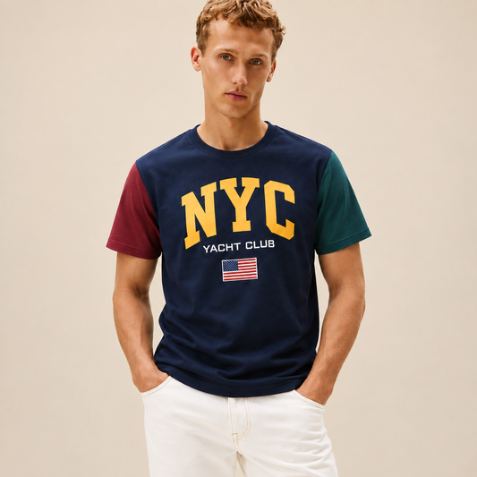 The Yacht Club Off Shore T-Shirt(Blue/Red/Green)