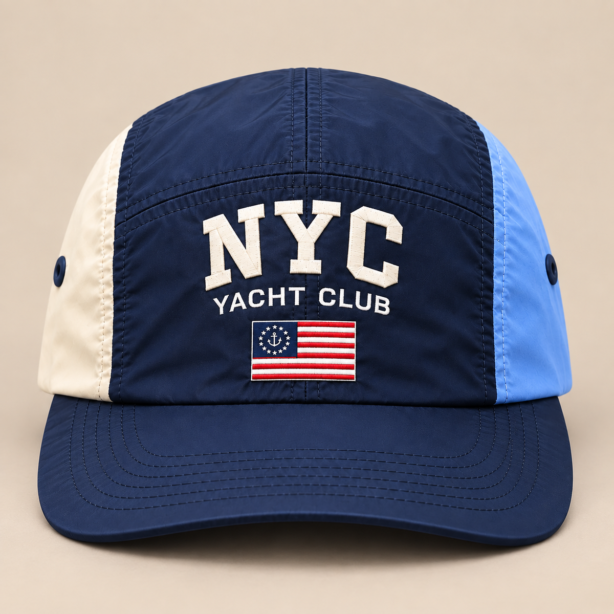 The Yacht Club Off Shore Hat(Blue/Sky Blue/Ivory)