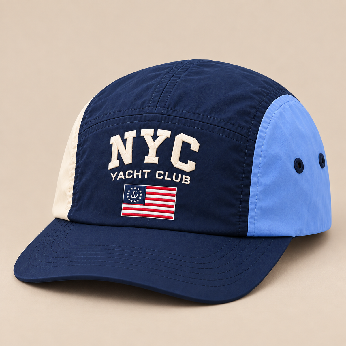 The Yacht Club Off Shore Hat(Blue/Sky Blue/Ivory)