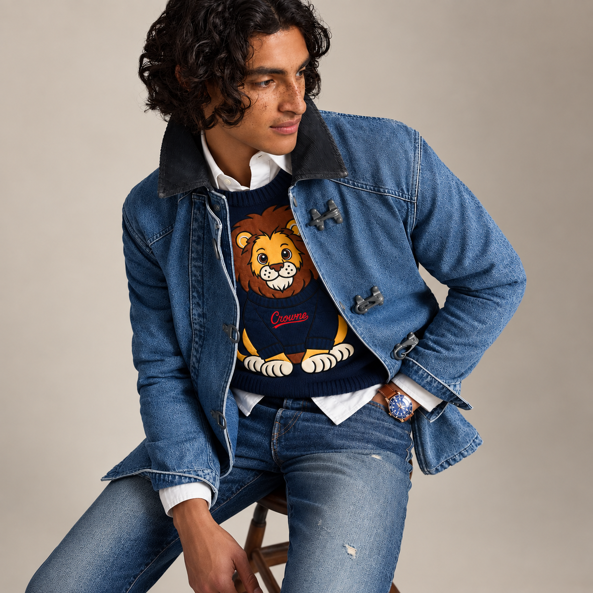 CROWNE™  Lion Sweater