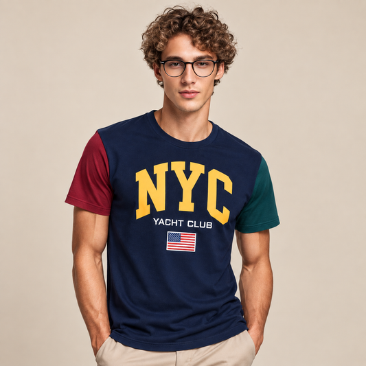 The Yacht Club Off Shore T-Shirt(Blue/Red/Green)