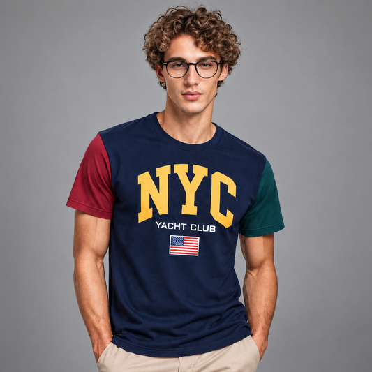 The Yacht Club™ Tee (Blue/Red/Green)